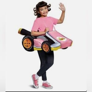 Princess Peach Mario Kart Child Child Costume